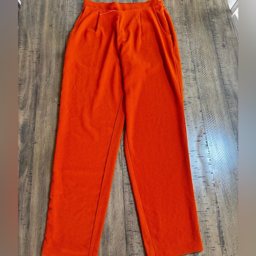 American Apparel Rust Orange Jogger Pants - Picture 10 of 13